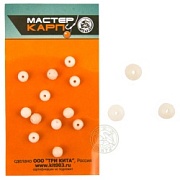 Бусина (пакет) d.7 СВЕТЯЩАЯСЯ (силикон) (уп/15шт)