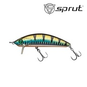 Воблер SPRUT Gurei 65F-SBGP 65mm 6gr загл. 0.1-0.3m floating