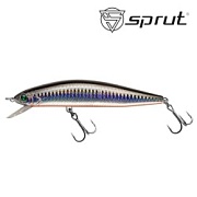 Воблер SPRUT Toki 125F-SBK 125mm 24.5gr загл. 0.5-1.0m floating