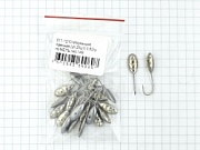 Мормышка паяная (уп.20шт) 0,82гр НИКЕЛЬ тип-149