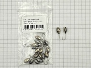 Мормышка паяная (уп.20шт) 0,53гр НИКЕЛЬ тип-101