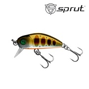 Воблер SPRUT Taburo Trout 35S-GDN 35mm 2.7gr загл.0.1-0.5m sinking