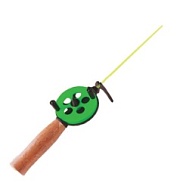 УДОЧКА зимняя "Профи" УП-2 с пробк. ручк. (хлыст поликарб.) зеленая