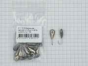 Мормышка паяная (уп.20шт) 0,90гр НИКЕЛЬ тип-154