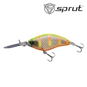 Воблер SPRUT Moretto 3D 70F-CRL-STR 70mm 18.5gr загл.2.5-3.5m floating