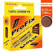 Плетеный шнур ProFix Brown 0.12mm 100m (Коричневый)