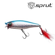 Воблер SPRUT Aji Pop 75TW-SB 75mm 8.5gr top water