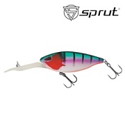 Воблер SPRUT Deep Killer 80F-SJPBL 80mm 23,5gr загл.2.5-4.5m floating