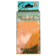 СТОПОР БУСИНА d6 (пакет) ЗЕЛЁНАЯ для лески,плетёнки(уп.20шт.)