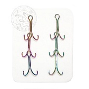 Крючок Sprut двойной Kiba SD-36 CHT №6 (Double Round Bend Hook CHT) (уп,6шт)