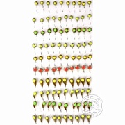 Мормышка COBRA с ЛЮМИНОФОРОМ в блистере ( уп/100шт)