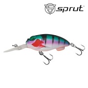 Воблер SPRUT Himono D 55F-SJPBL 55mm 12gr загл. 1.5-2.0m floating