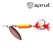 Блесна SPRUT Вращающаяся ORUTO Spinner №3 9gr color-SORBK