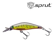 Воблер SPRUT Ivasi 3D 65SP-YT 65mm 6.5gr загл.1.0-2.0m suspending