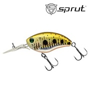 Воблер SPRUT Shebi D 64F-GDN 64mm 20gr загл.1,0-2,0m floating