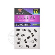 Трубки обжимные SPRUT SL-02 BN d.1.6 Copper double sleeve (уп.16шт)