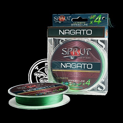 Шнур SPRUT NAGATO Hard Ultimate Braided Line х 4 0.12 mm 140m 9,1kg Dark Green