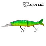 Воблер SPRUT Shiruba 100F-FT 100mm 13.5gr загл. 1.0-2.0m floating