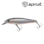 Воблер SPRUT Blood Suwaru 100F-SBK 100mm 15gr загл.1,0-2,0m floating+Blood Attractor UPA