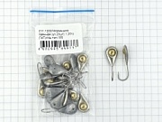 Мормышка паяная (уп.20шт) 1,36гр ЛАТУНЬ тип-165