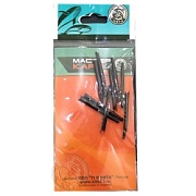 Конус силиконовый "Хвостовик" 40mm черный (уп/10шт)