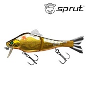 Воблер SPRUT Nanbu 105F-GBK-SC 105mm 15.5gr загл.0.3.-0.8m floating