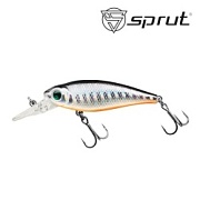 Воблер SPRUT Niko 50SP-SBK 50mm 4.2gr загл.0.8-1.5.m suspending