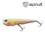 Воблер SPRUT Karey 70TW-WYL (F1192) 70mm 6.3gr top water