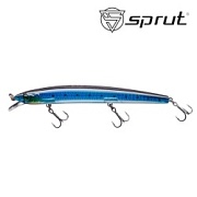 Воблер SPRUT Haku 3D 130F-SRD-3D 130mm 14.5gr загл. 0.5-1.0m floating