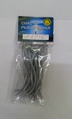 КЕМБРИК (фасовка) серебро блестки d2,0*3,0 (уп.20шт*10см)