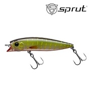 Воблер SPRUT Okami 90F-PK 90mm 12gr загл.0.1-0.5m floating