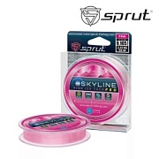Леска зимняя SPRUT SKYLINE FC Ice Tech PRO 50m (Pink/0.105mm/2.15kg)