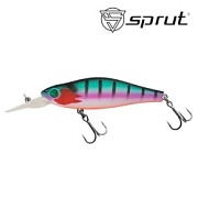 Воблер SPRUT Minako 90F-SJPBL 90mm 21gr загл.2.0-3.0m floating