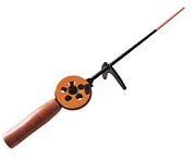 УДОЧКА зимняя "Профи" УП-1 с пробк. ручк. (хлыст стекловолокно) оранжевая