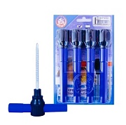 Ввёртыши для палатки в блистере №2 (-40С) с буром (набор 4шт)