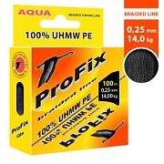 Плетеный шнур ProFix Black 0.25mm 100m (Черный)