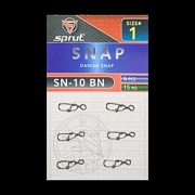 Карабин SPRUT SN-10 BN №1/15kg Danish snap (уп.6шт)