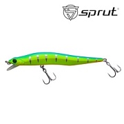 Воблер SPRUT Unagi 110F-LBP 110mm 11.5gr загл.0.5-1.0m floating