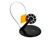 Жерлица с угл. стойкой с кат. d.85 цв.черный