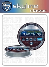 Леска SPRUT SKYLINE FC Evo Tech Classic 100m TITANIUM 0.285mm 8.05kg