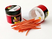Искусств. насадка "ENERGY BAIT" ЧЕРВЬ (L) 7,6см, цв. темный лосось, ароматизир. (30шт)