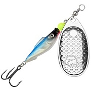 Блесна AQUA FISH COMET-4, вес-20,0g, лепесток №4 (серебро), цвет тела 06 (голубая спинка) 124283