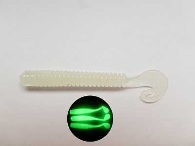 Приманка силиконовая (CROXY) G-TAIL TWIST LONG 2,5'' цвет 08 (уп/8шт)