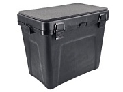 ЯЩИК ЗИМНИЙ, черный малый "ТРИ КИТА" (4 отделения для приманок )  (310*360*240)