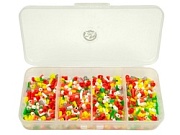 НАБОР кембриков №1 в коробочке  КМ1 (L- 3мм)(130*60*25мм)