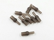 Стопор-отбойник с бусинкой L-17мм КОРИЧНЕВЫЙ для карп.снасти (уп.10шт.)