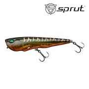 Воблер SPRUT Karey 70TW-GGRT1 70mm 6.3gr top water