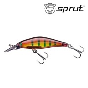 Воблер SPRUT Ivasi 3D 65SP-YRP 65mm 6.5gr загл.1.0-2.0m suspending