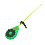 УДОЧКА зимняя "Балалайка" УС-2 (хлыст поликарб.) зелёная