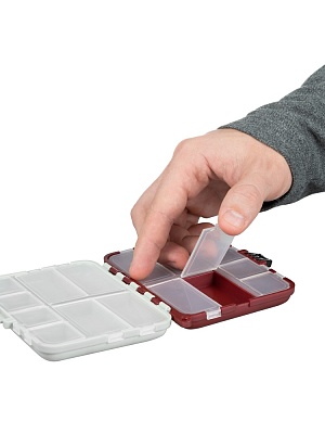 КОРОБОЧКА СЧ-3 для рыболовных мелочей (16 отделений) (120*100*30мм)